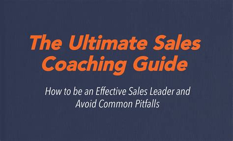 sales coaching guide pdf.